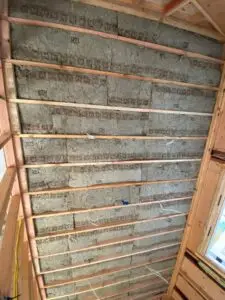 Add new insulation Wood safe 1