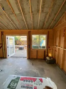 Add new insulation Wood safe ‘n’ sound 3