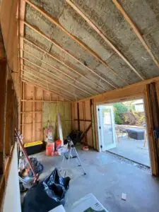 Add new insulation Wood safe ‘n’ sound 4