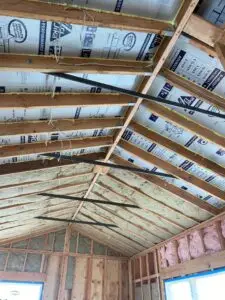 Install new insulation board between the attic space 3
